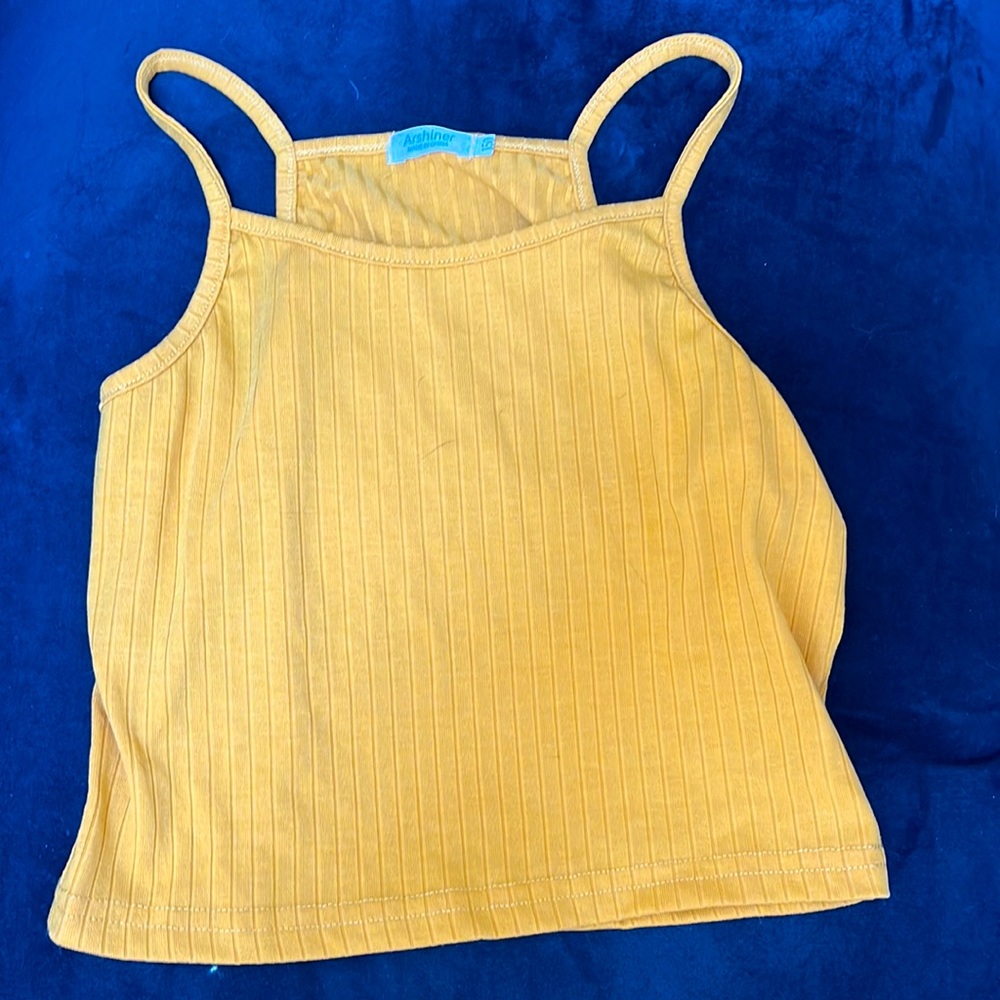 Basic Yellow Tank Top Size Small